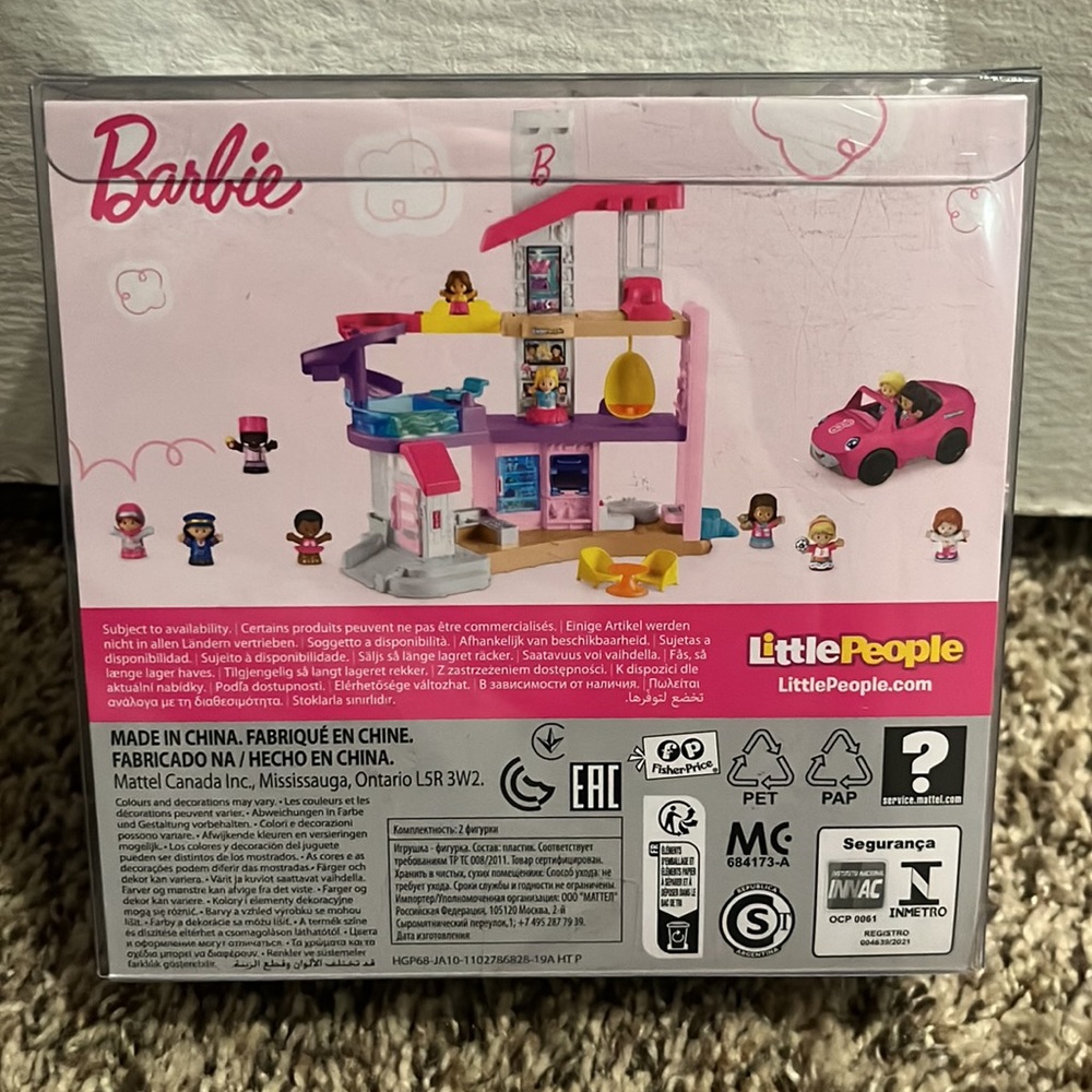 Fisher-Price Barbie Little People Figures - Pink and Black - Picture 2 of 2